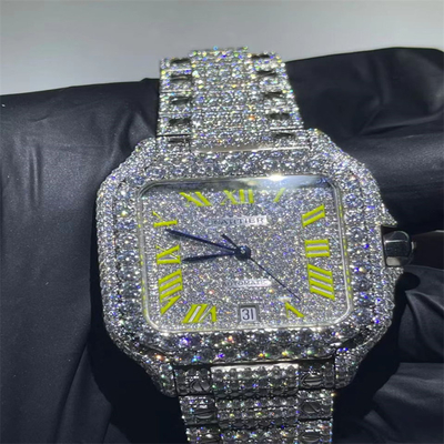 BV Moissanite Iced Out Watch Cartier Stone Studded Watches In Japan
