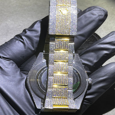 DEF  Moissanite Watch  Full Bussdown  Iced Out Diamond Watch